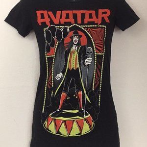 AVATAR Band Tour T-shirt Black top 2017